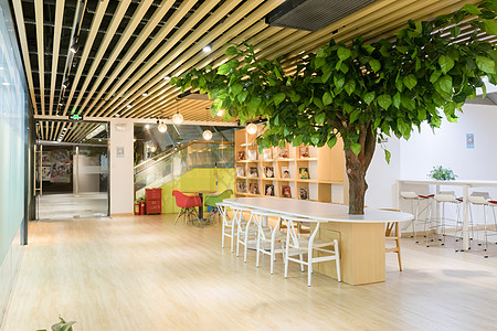 大气会议室一站式办公休闲空间创业互联网背景