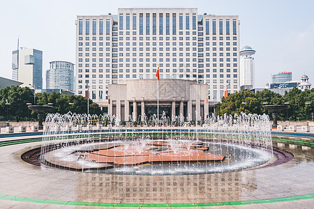 上海人民广场上海市政府人民广场背景