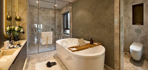 白墙效果图浴室室内设计背景