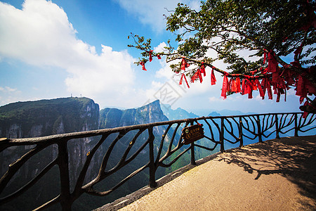 张家界天门山背景