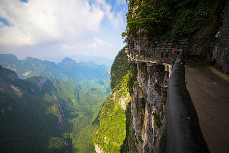 张家界天门山背景