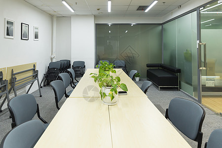 商务公共会议室创业空间共享会议室背景