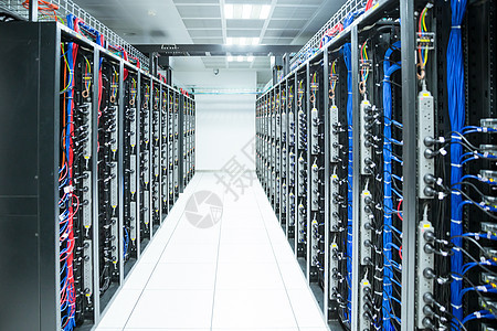 网络科技服务器通信机房背景图片