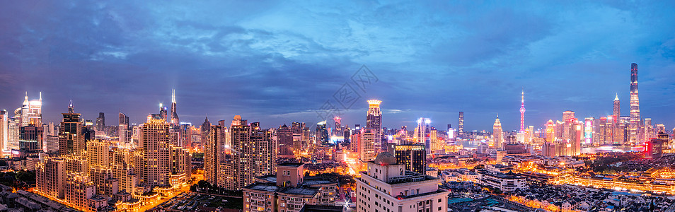 丽江夜景上海夜景背景