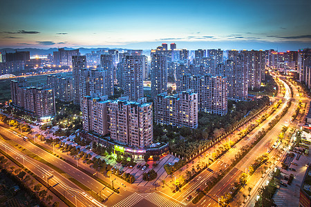 北京车流城市建筑繁华楼盘效果图背景