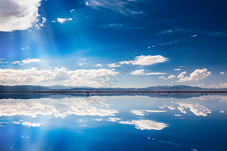 青海牧场天空之境背景