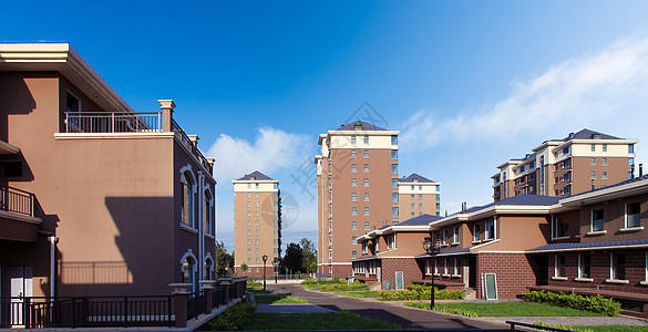 物业小区新建小区背景