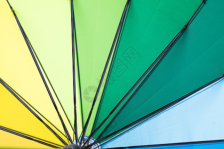 彩虹伞晴雨伞色彩图片