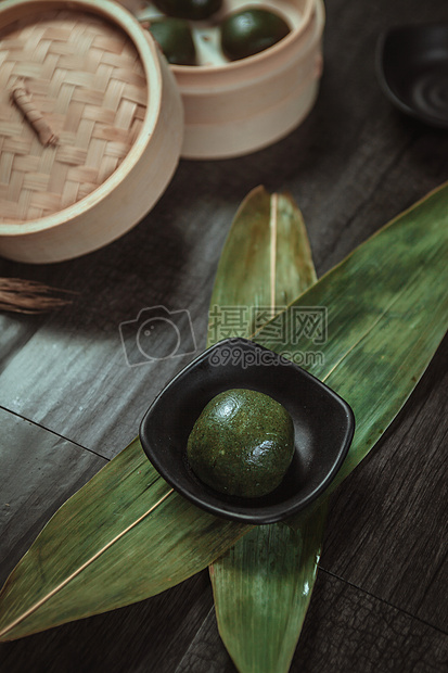 清明节 青团 美食图片