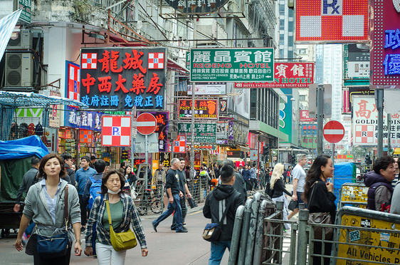 香港街头人文风光图片