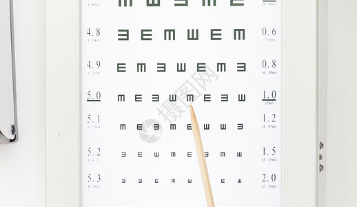 视力检查医生眼科医生检查眼睛背景