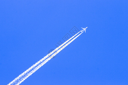 天上的飞机喷气式飞机背景