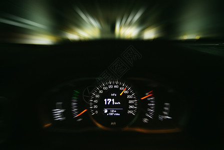 跑车速度时速表 行驶的汽车背景