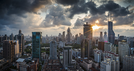 上海城市风光全景图图片