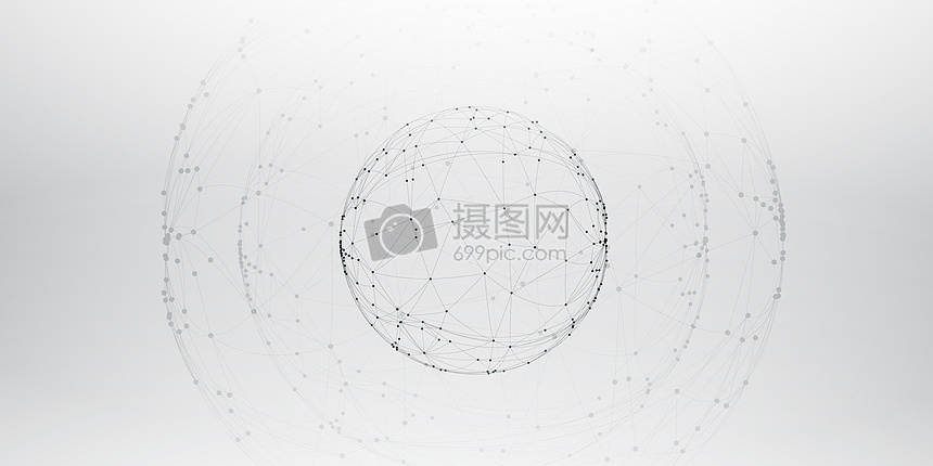 抽象科技感地球图片