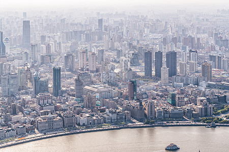 俯视城市风景图片