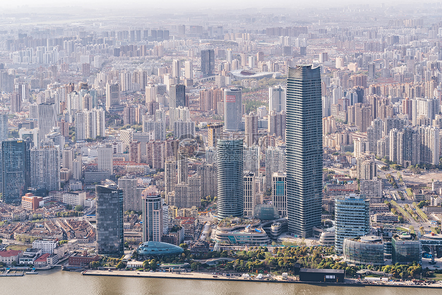 俯视城市风景图片