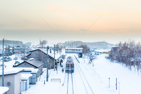 日本雪景图片