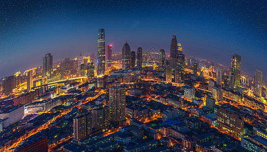 夜景合成建筑高清图片