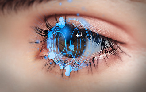 眼睛科幻科技眼睛设计图片