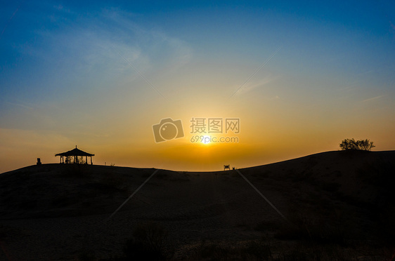 宁夏银川沙漠风光图片