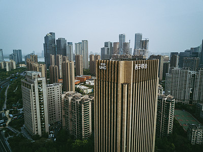杭州CBD城市商业中心背景