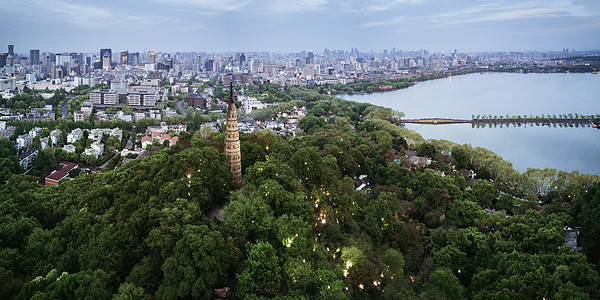 塔仔山西湖十景 宝石流霞背景