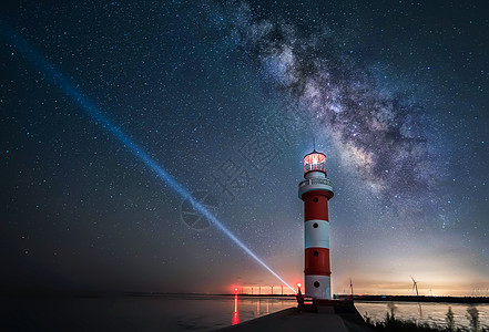 自然夜景守护者背景