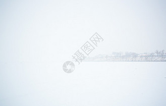 中国北方查干湖雪地图片