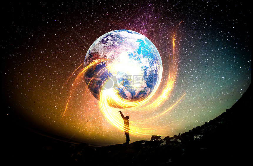 外星人摸地球摄影图片免费下载_艺术与设计图库大全_编号500350288-摄图网