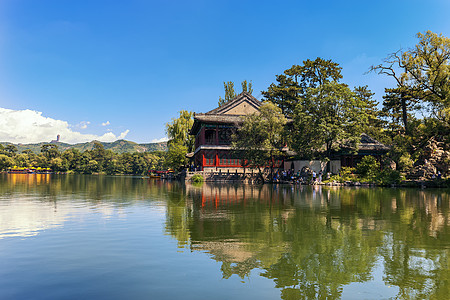 避暑山庄皇家马德里高清图片