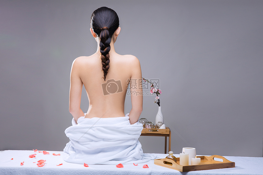 美容养生美女背部展示摄影图片免费下载_人物