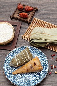 五月五端午节美食粽子背景