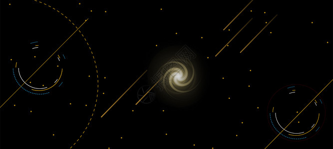 黑色点星科技夜空高清图片