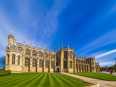 圣乔治教堂英国古堡建筑高清图片
