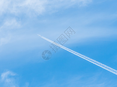 飞机划破天空蓝天飞机背景