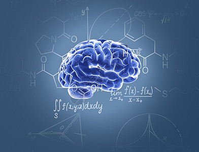 大脑科技背景图片