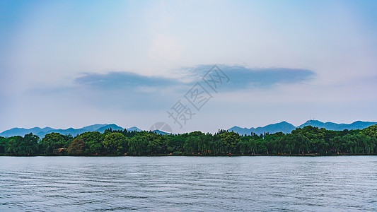 杭州西湖清晨图片