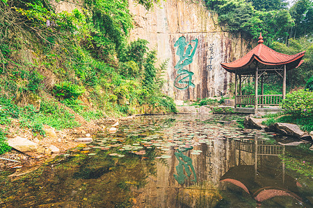 绿色酒店莫干山风景区景点背景