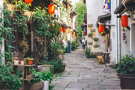 杭州小河直街风景背景