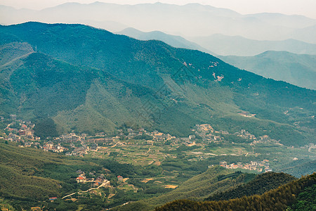 莫干山顶峰拍摄背景图片