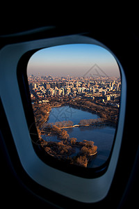 飞机窗外的世界－北京图片