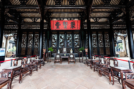 中式客厅中国古典风高清图片素材