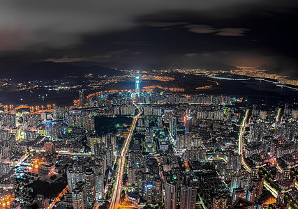 深圳夜景深圳地标建筑图片素材