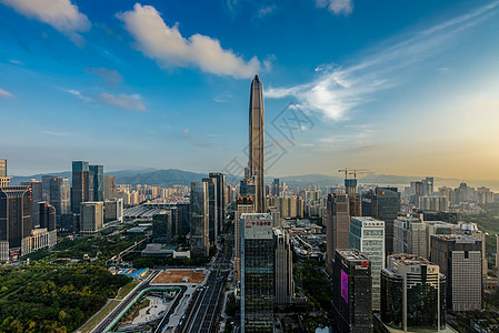 深圳科技园城市之心背景
