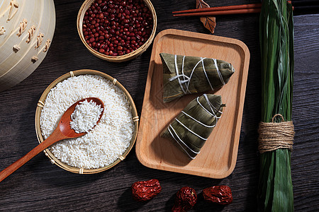 古风素材抠图端午节美食粽子背景
