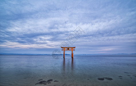 ps素材日本鸟居背景