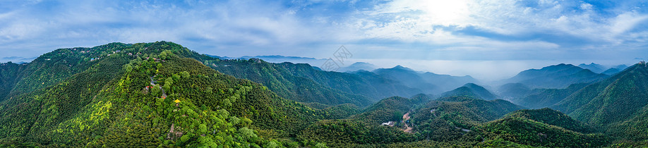 莫干山顶峰全景自然风景图片