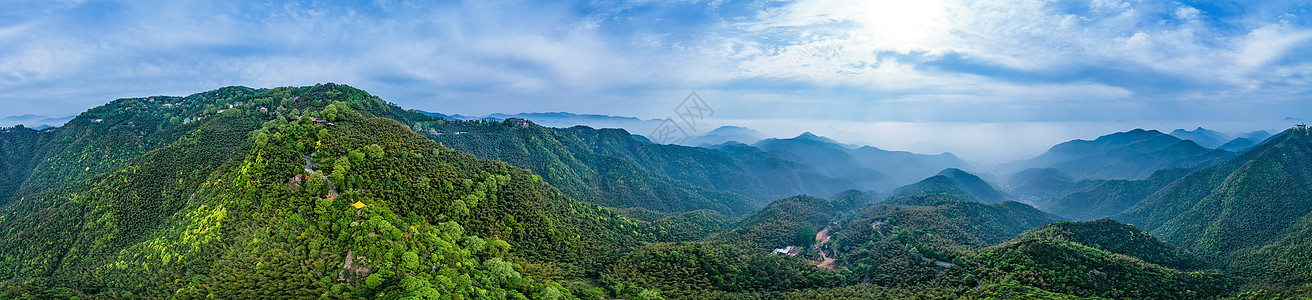 莫干山顶峰全景自然风景图片