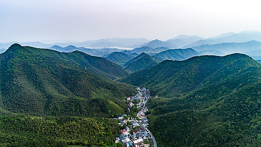 莫干山顶峰自然风景背景图片